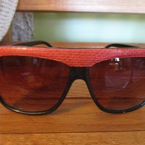 Womans Pan Oceanic Sunglasses Oversized Leather